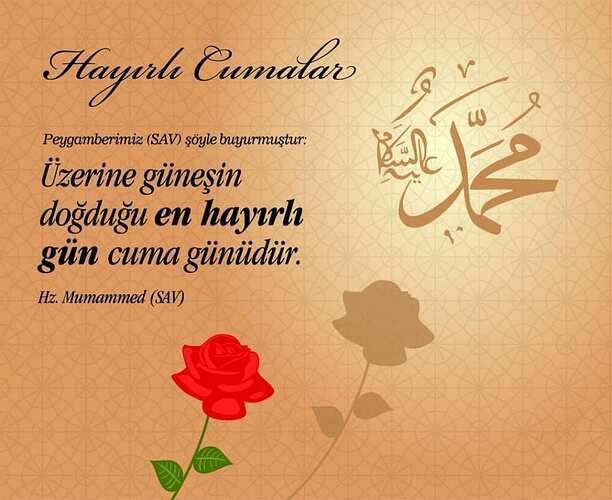 Günlerin en hayırlısı cuma günüdür - Hayırlı cumalar.